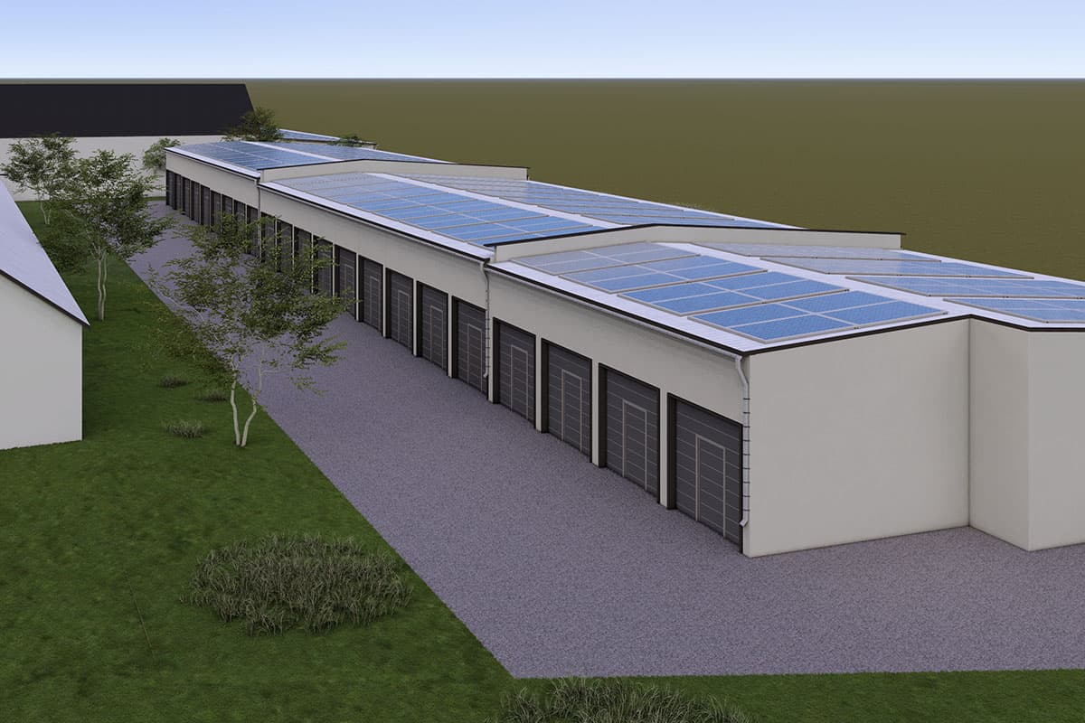 Warenhof Garagenkomplex